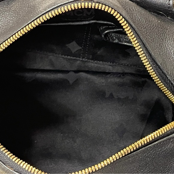 MCM Black Leather Boston Bag - Picture 11 of 15